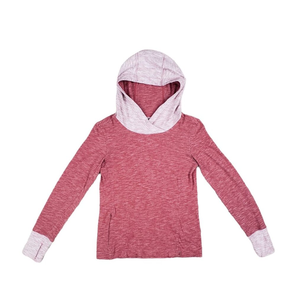 REI Heathered Pink Hoodie Pullover Sweater XS